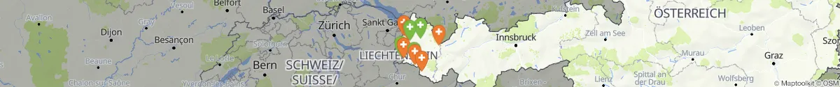 Map view for Pharmacies emergency services nearby Vandans (Bludenz, Vorarlberg)